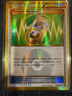 Random Receiver #138 Pokemon Plasma Storm 2013 trainer card juniper - Image 1