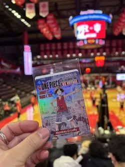 2026 One Piece Monkey D. Luffy US College Basketball Promo Card - Image 1
