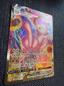 Mew VMAX - 269/264 - Alternate Art - Fusion Strike - Pokemon Card - NM 269/264 - Image 3