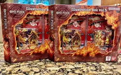Bandai One Piece Card Game Illustration Box vol. 5 x2 (Lot Of Two, New Sealed) - Image 1