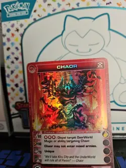 Chaotic TCG - Chaor Ultra Rare - 1st Edition Holographic Card 85/100/70/70 - 75 - Image 2