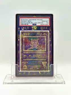 PSA 10 Ancient Mew SM-P 2019 Movie Mewtwo Strikes Promo Pokemon Card Japanese - Image 1