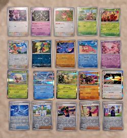(20) Prismatic Evolutions Reverse Holo/Holo Card Lot Pokemon - Image 1
