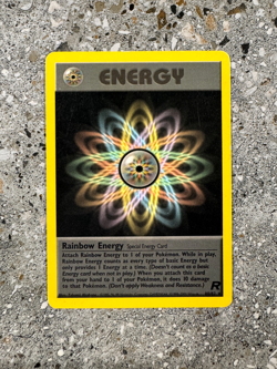 Pokemon TCG Cards Rainbow Energy 80/82 Team Rocket Rare - Image 1