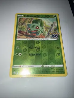 2022 Pokemon Card Pokemon Go Bulbasaur 1/78 Pokemon card TCG - Image 1