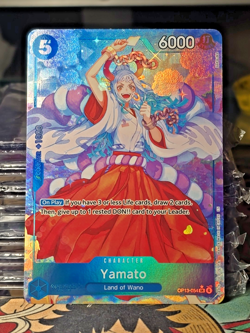Yamato (Alt Art) OP13-054 SR Carrying on His Will - ONE PIECE Card Game English. - Image 1