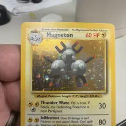 Magneton Base Set 9/102 Holo, Moderate Play, Pokemon Card - Image 5