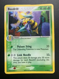 Beedrill 1/112 EX FireRed & LeafGreen Holo Rare Pokemon Trading Card - Image 1