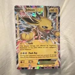 Pokemon Jolteon EX 28/83 Generations 160HP Ultra Rare Holo Card English 2016 - Image 1