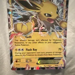 Pokemon Jolteon EX 28/83 Generations 160HP Ultra Rare Holo Card English 2016 - Image 2