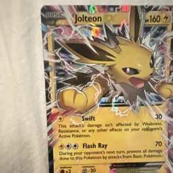 Pokemon Jolteon EX 28/83 Generations 160HP Ultra Rare Holo Card English 2016 - Image 4