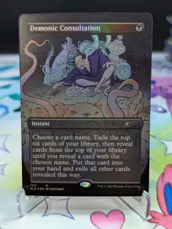 MTG: Demonic Consultation - Secret Lair Drop - Foil - NM- SLD - 1127 -English - Image 1