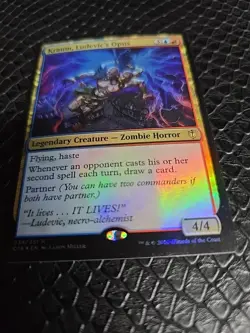 Kraum, Ludevic's Opus 034 Foil Commander 2016 Mtg Magic The Gathering - Image 1