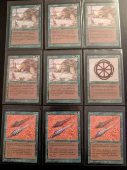 LEGENDS * Green Lot: Sylvan Paradise, Giant Turtle * Mostly NM * MtG - Image 1
