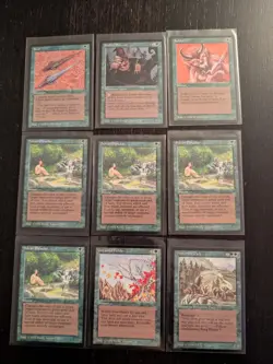 LEGENDS * Green Lot: Sylvan Paradise, Giant Turtle * Mostly NM * MtG - Image 3