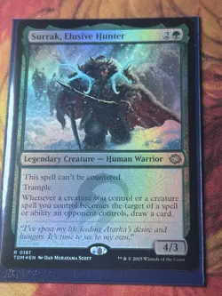 Surrak, Elusive Hunter - Foil - - TDM - MTG - EN - NM - 0161 - Image 1