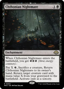Foil - Chthonian Nightmare - 83 / NM / English MTG - Image 1