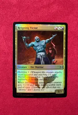 Reigning Victor - Tarkir: Dragonstorm TDM - Foil - MTG Magic the Gathering #216 - Image 1