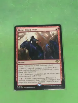 Great Train Heist (125) Outlaws of Thunder Junction OTJ MTG Magic - Image 1