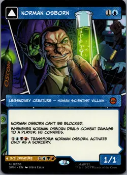 Norman Osborn 220 MTG Marvel's Spider-Man Mythic Borderless NM - Image 1