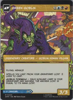 Norman Osborn 220 MTG Marvel's Spider-Man Mythic Borderless NM - Image 2
