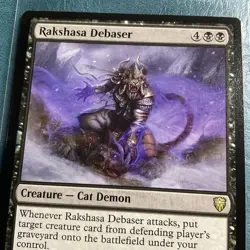 Rakshasa Debaser Commander Legends Regular 146/361 NM Rare MTG - Image 3
