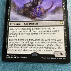 Rakshasa Debaser Commander Legends Regular 146/361 NM Rare MTG - Image 4