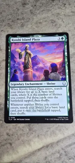 MTG Kyoshi Island Plaza (184/436) Avatar The Last Airbender NM Enchantment MTG - Image 1