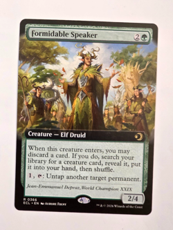 Formidable Speaker - R0366 Reg (Extended Art) - Lorwyn Eclipsed - MTG - NM - Image 1