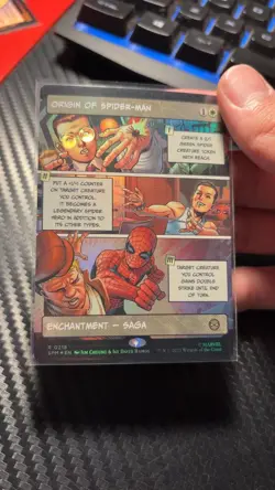 Marvel's Spider-Man #218 Origin of Spider-Man (Borderless) holo - Image 1