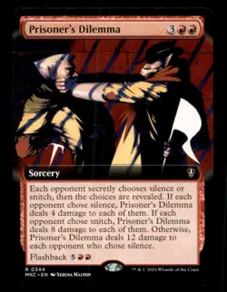 Prisoner's Dilemma LP Light Play Karlov Manor Commander MTG [11135] - Image 1