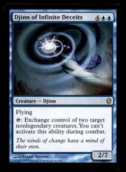 Djinn of Infinite Deceits LP Light Play Commander 2013 MTG [11419] - Image 1