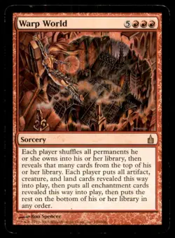 Warp World LP Light Play Ravnica: City of Guilds MTG [11682] - Image 1