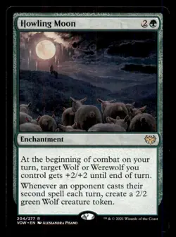 Howling Moon LP Light Play Innistrad: Crimson Vow MTG [11956] - Image 1