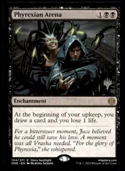 Phyrexian Arena LP Light Play Phyrexia: All Will Be One MTG [12171] - Image 1