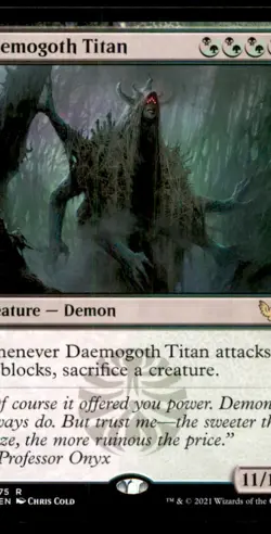 Daemogoth Titan LP Light Play Strixhaven: School of Mages MTG [11219] - Image 1