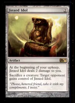 Jinxed Idol LP Light Play Magic 2011 MTG [11905] - Image 1