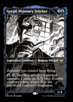 Geralf, Visionary Stitcher LP Light Play Innistrad: Crimson Vow MTG [12494] - Image 1