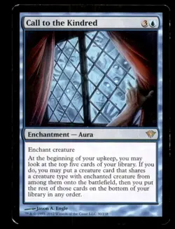 Call to the Kindred LP Light Play Dark Ascension MTG [11296] - Image 1