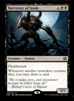 Harvester of Souls LP Light Play Conspiracy Take Crown MTG [11326] - Image 1