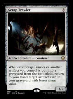 Scrap Trawler LP Light Play Commander 2021 MTG [12011] - Image 1