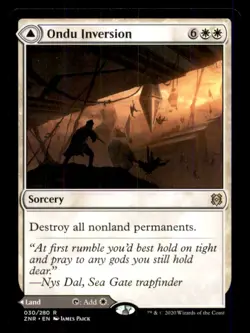 Ondu Inversion // Ondu Skyruins LP Light Play Zendikar Rising MTG [11981] - Image 1