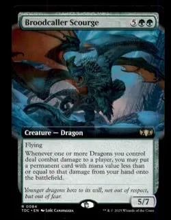 Broodcaller Scourge LP Light Play Tarkir Dragonstorm Commander MTG [12198] - Image 1
