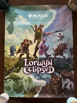 LORWYN ECLIPSED POSTER 18x24 NEW promotional MTG Magic the Gathering - Image 1