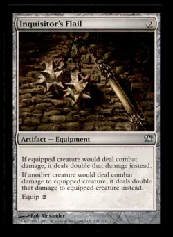 Inquisitor's Flail LP Light Play Innistrad MTG [10681] - Image 1