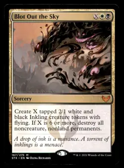 Blot Out the Sky LP Light Play Strixhaven: School of Mages MTG [11370] - Image 1