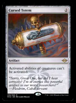 Cursed Totem LP Light Play Modern Horizons 2 MTG [11351] - Image 1