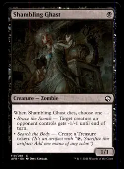 Shambling Ghast LP Light Play Dungeons & Dragons MTG [12430] - Image 1