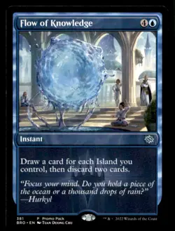 Flow of Knowledge LP Light Play The Brothers' War MTG [10877] - Image 1