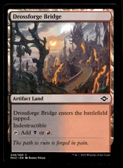 Drossforge Bridge LP Light Play Modern Horizons 2 MTG [10898] - Image 1